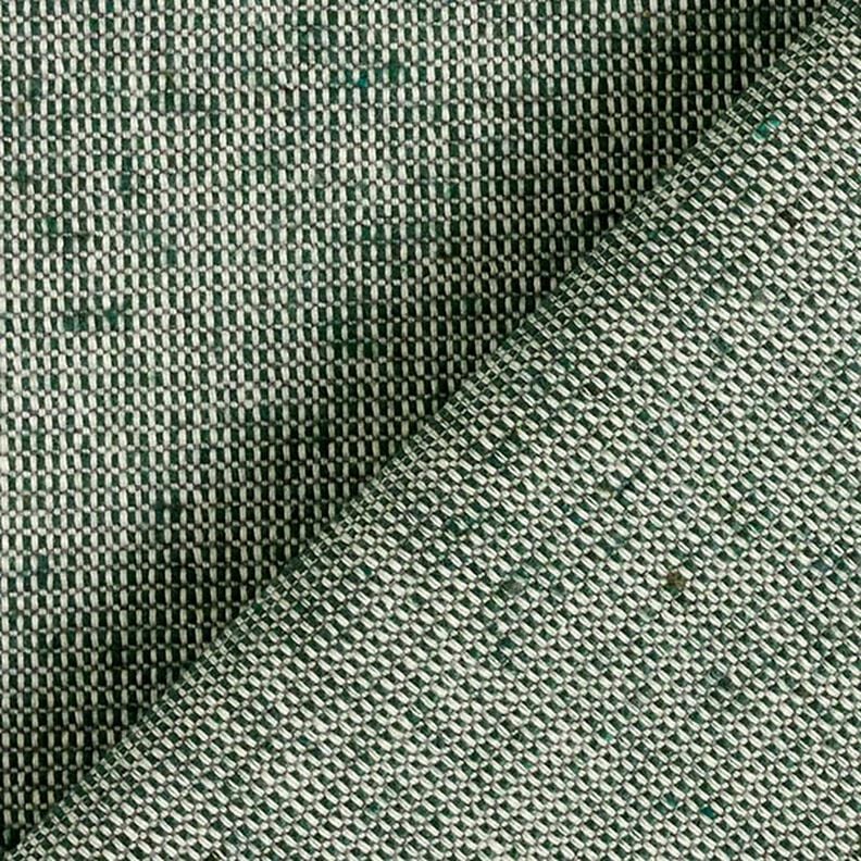 Decorative fabric, ribbed texture, recycled – dark green,  image number 3