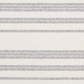 Decor Fabric Half Panama Woven stripes – steel blue/natural, 