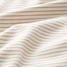Cotton jersey fine stripes – white/sand,  thumbnail number 2