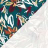 Viscose Jersey modern flowers – petrol/copper,  thumbnail number 4