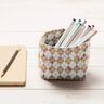 Cotton Poplin oriental tile pattern Digital Print – misty grey/copper,  thumbnail number 6