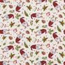 Decor Fabric Canvas Gnome with hat – light beige/dark red,  thumbnail number 1
