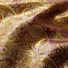 Garment jacquard, metallic paisley – lilac/gold,  thumbnail number 2