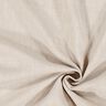 Linen fabric ramie mix stonewashed, heavy quality – light beige,  thumbnail number 1
