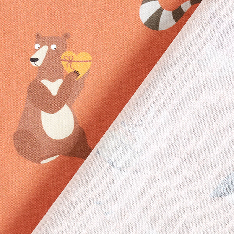 Cotton Poplin Animal Party – copper,  image number 4