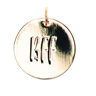 Pendant BFF [Ø17 mm] | Rico Design – gold metallic,  thumbnail number 1
