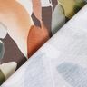 Cotton Jersey Watercolor flowers digital print – copper/pistachio,  thumbnail number 4