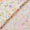 Watercolour sea of blooms digital print dobby viscose fabric – ivory/lavender,  thumbnail number 4