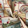 Decor Fabric Tapestry Fabric nautical collage – light beige/light blue,  thumbnail number 3