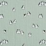 Double Gauze/Muslin happy penguins – reed,  thumbnail number 1
