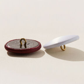 Covered button, Bridal Satin – burgundy, 