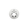 Star Embellishment [ Ø 12 mm ] – silver metallic,  thumbnail number 1