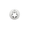Star Embellishment [ Ø 12 mm ] – silver metallic,  thumbnail number 1