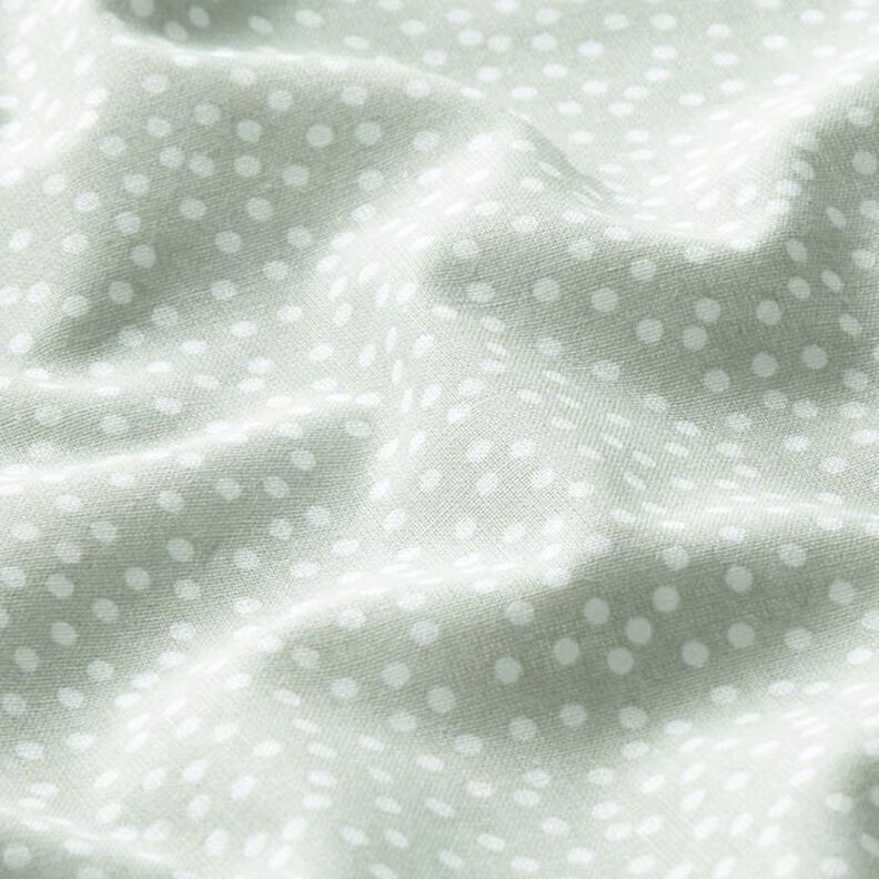 Cotton Cretonne Irregular Dots – pastel green,  image number 2