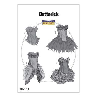 Corsets / Skirts, Butterick 6338 | 6 - 14, 