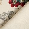 Decor Fabric Half Panama fruit varieties – natural/dark green,  thumbnail number 4
