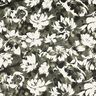 viscose fabric watercolor wild roses – dark pine/offwhite,  thumbnail number 1