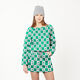 Fir Trees Soft Sweatshirt Fabric – juniper green/light pink,  thumbnail number 7