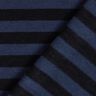 Jersey viscose silk blend stripes – navy blue/black,  thumbnail number 4