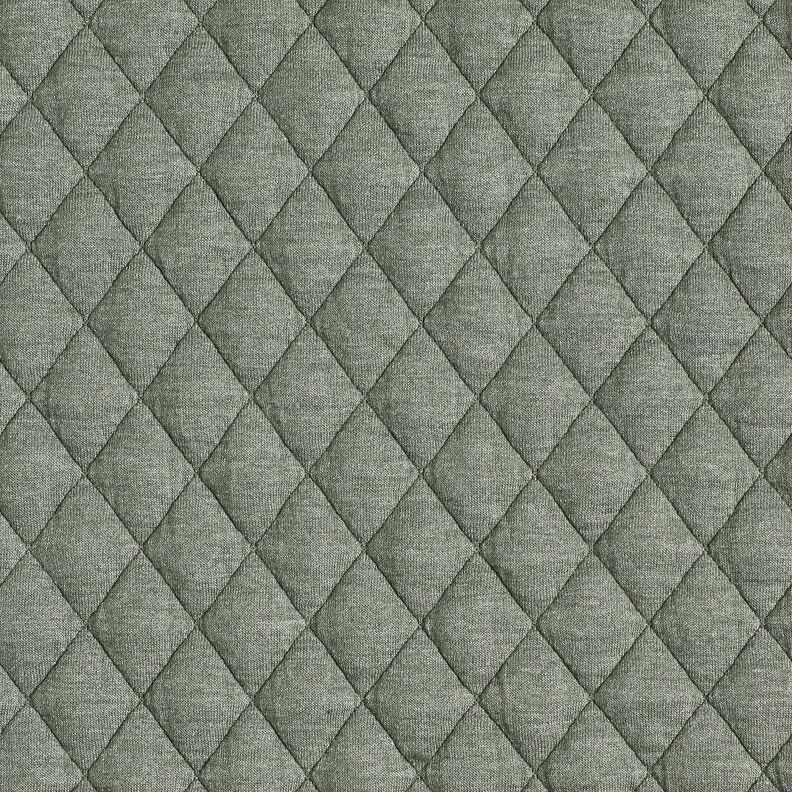 Quilted jersey diamonds – dark pine, image number 1
