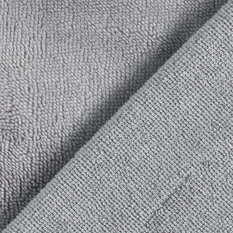 Cosy Towelling Bamboo Plain – grey,  image number 3