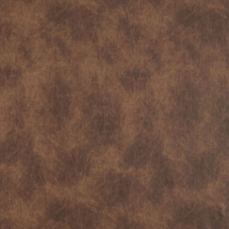 Plain vintage look faux leather – medium brown,  image number 7