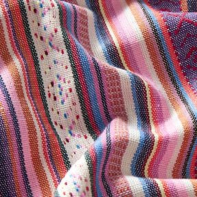 Decor Fabric Jacquard Pastel stripes – pink/lilac, 