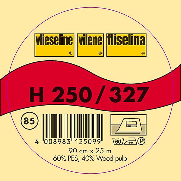 H 250 Fusible Interlining | Vilene – anthracite,  image number 2