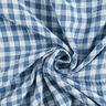 Double Gauze/Muslin Yarn dyed gingham – denim blue/white,  thumbnail number 5
