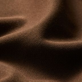 Bi-Stretch Gabardine – dark brown, 