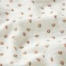 Double Gauze/Muslin mini tulips Digital Print – white,  thumbnail number 2