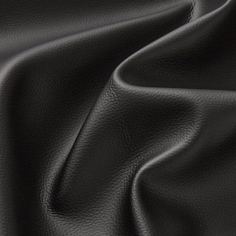 Upholstery Fabric Imitation Leather Embossed – black,  image number 2