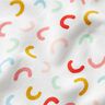Brushed Sweatshirt Fabric Colourful Arches – white,  thumbnail number 2