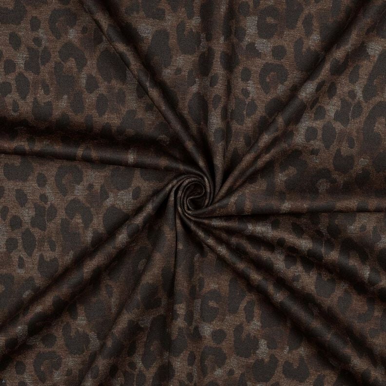 Romanit Jersey leopard print – dark brown/black,  image number 3