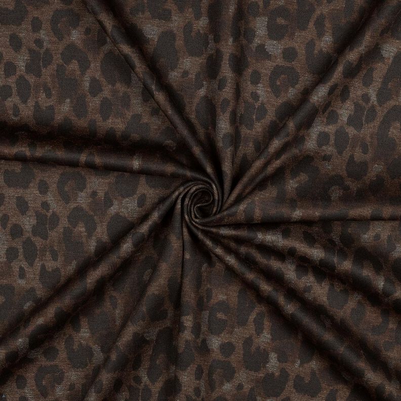 Romanit Jersey leopard print – dark brown/black, image number 3