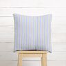 Cotton Cretonne Multicoloured Stripes – white/silver blue,  thumbnail number 6