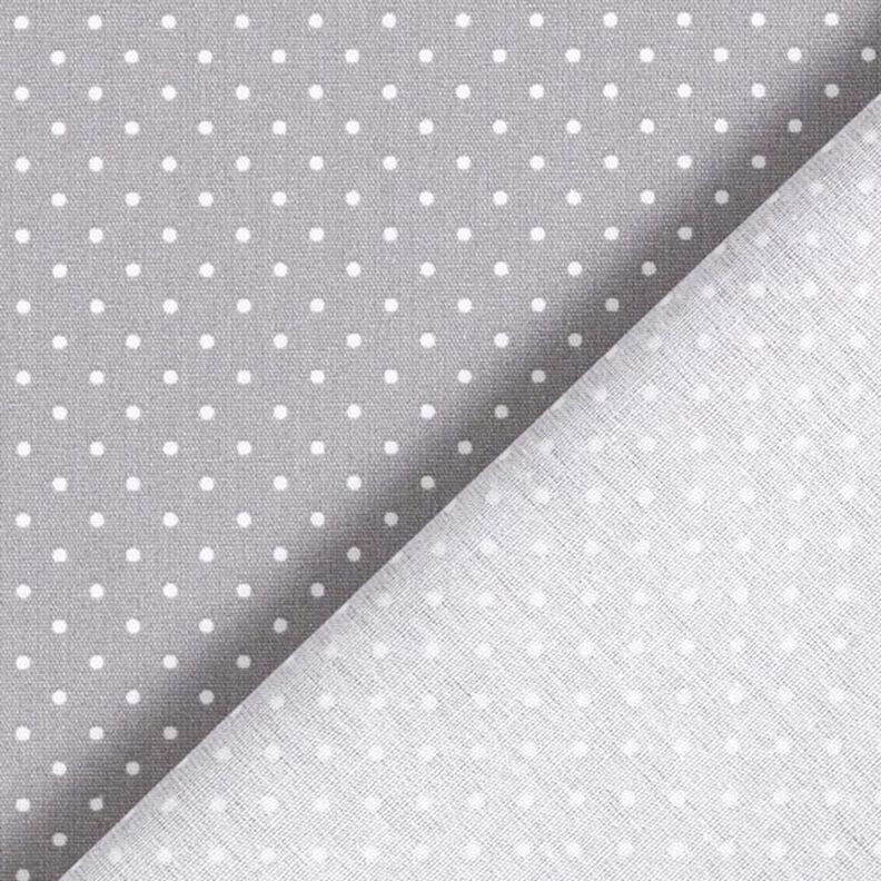 Cotton Poplin Little Dots – grey/white,  image number 6