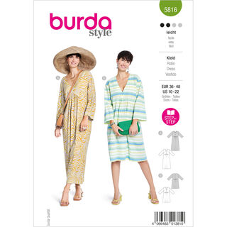 Dress | Burda 5816 | 36-48, 