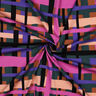 viscose fabric stretch Line Layers | Nerida Hansen – dark green/lilac,  thumbnail number 3