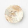 4-hole button marbled [Ø 15 mm] – cream/beige,  thumbnail number 1