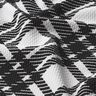 Knitted jacquard check structure – black/white,  thumbnail number 2