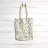 Decor Fabric Half Panama bunnies in a flower meadow – ivory/light pink,  thumbnail number 10