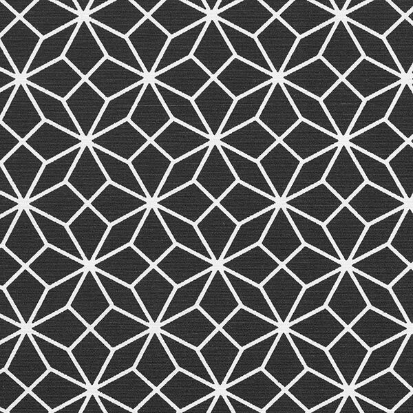 Decor Fabric Canvas Kaleidoscope – black/white,  image number 1