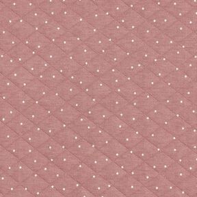 Doubleface dots – dark dusky pink, 