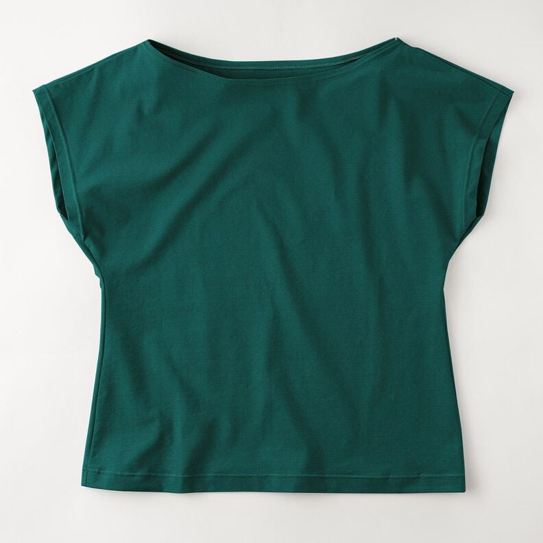 Medium Cotton Jersey Plain – blue spruce, image number 8