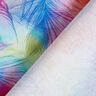 Cotton Poplin Rainbow Feathers Digital Print – royal blue/colour mix,  thumbnail number 4