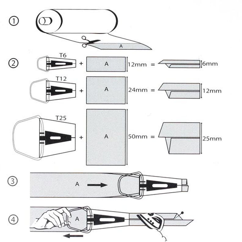 Bias Binding Shaper 25 mm,  image number 2