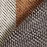 Knit jacquard wide vertical stripes – curry yellow/white,  thumbnail number 4