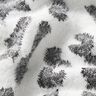 Knit jacquard abstract leopard print pattern – white,  thumbnail number 2