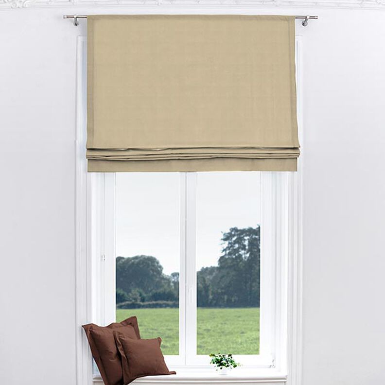 Blackout fabric Herringbone – natural,  image number 7